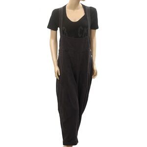 Free People We The Free Felix Tapered Overalls Jumpsuit Pinafore Solid S 287224